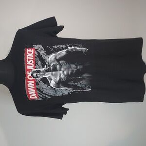 DC Comics Superman V Batman Dawn of Justice Black S/S T-Shirt Size Large